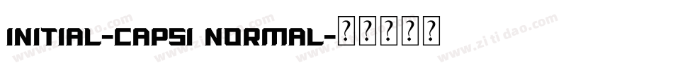 Initial-Caps1 Normal字体转换